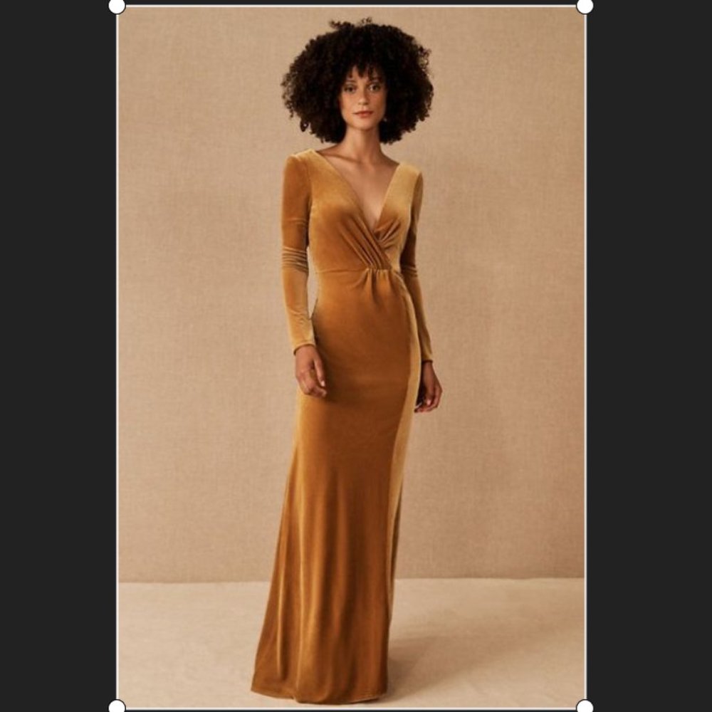 Jenny Yoo Ryland Velvet Maxi Dress BHLDN